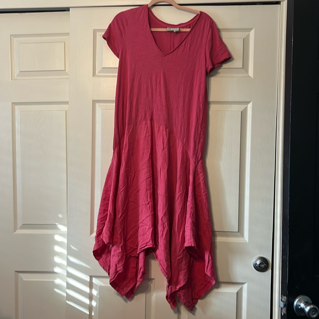 Anthropologie Hankerchief Hem Dress